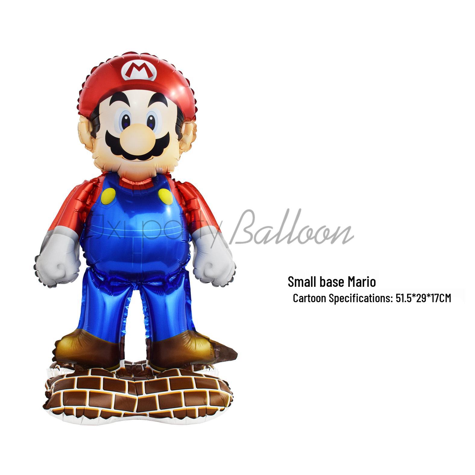 Cartoon Anime Balloons: Mario, Captain America, Spider-Man - Nylon Birthday Decoration