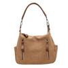 2026 Winter Fashion Solid Color Women's Zipper Design Shoulder Bag Tote Bag Female Handbag PU Leather Crossbody Bag
