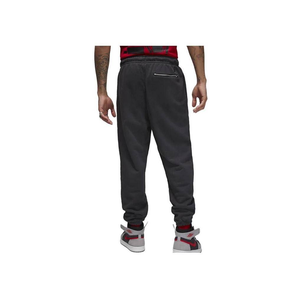 Jordan Wordmark Series Solid Color Casual Knit Joggers Men Bottoms Black FJ0697-045