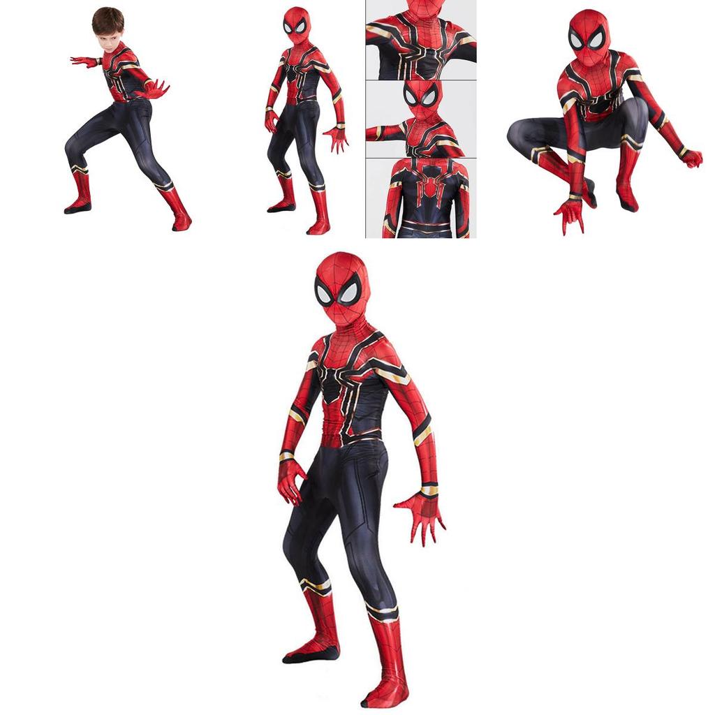 Iron Spiderman Anzug Superheldenkostüm Cosplay Jumpsuit Mit Exquisiter Verarbeitung