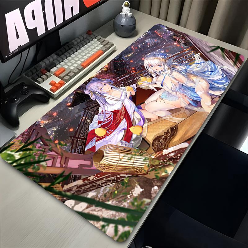 Azur Lane Mouse Pad Anime Girls Formidable Desk Mat Laptop Large Mousepad Gaming Accessories XL XXL Kawaii Rubber Keyboard Pad