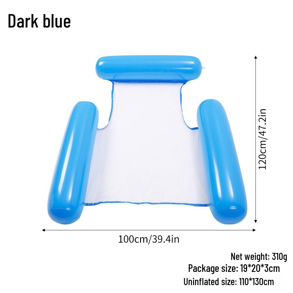 Triple-Tube Inflatable Water Hammock - Adult Folding Float Bed