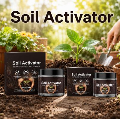 Soil Activator 100g Plant Growth Enhancer for Improved Soil Structure and Root Development for Indoor and Outdoor Plants