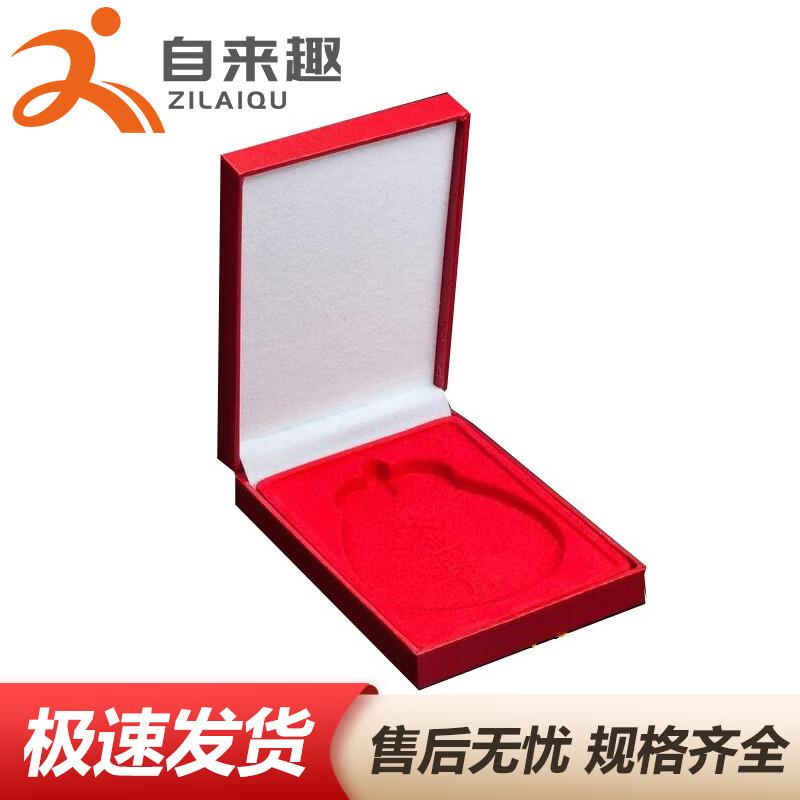 Роскошная красная бархатная медаль и памятная коробка