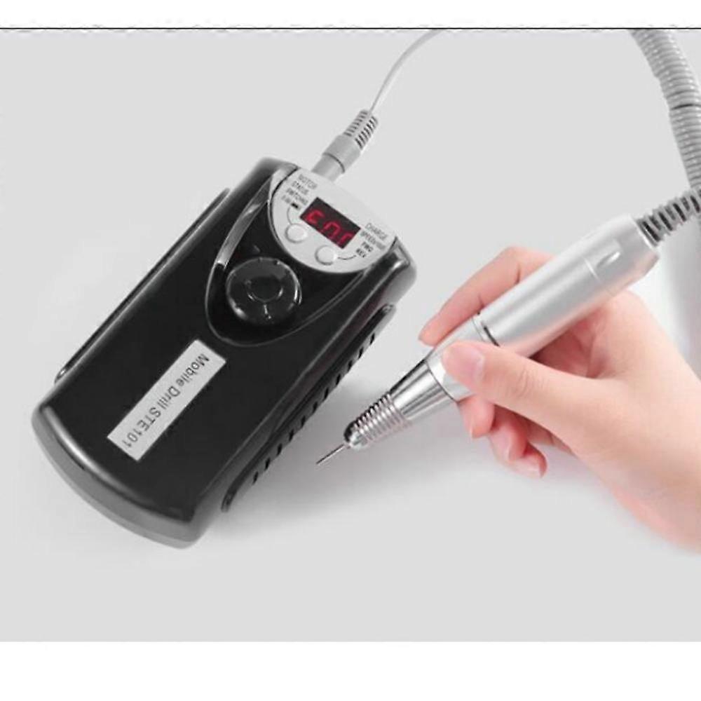 Professional Nail Grinder Professional Electric Polisher for Nail Grinding,WhiteLow Noise Belt Clip Designs Manicure Tool for Grinding