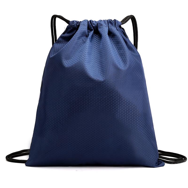 600D Football Pattern Drawstring Sports Bag