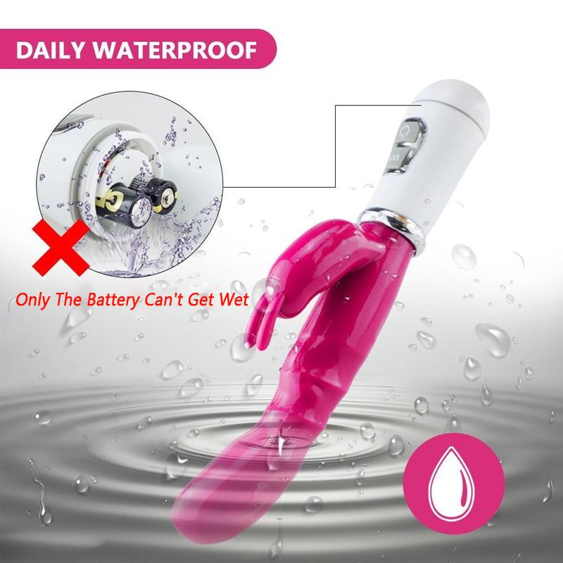 12 Speeds Strong Rabbit Vibrators For Women Vagina Clitoris Stimulator Dildo G Spot Massager Female Masturbators Adult Sex Toys