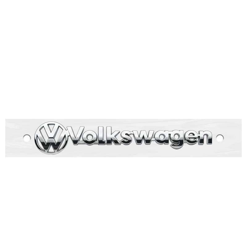 Volkswagen Rear Trunk Badge Emblem Sticker for VW Polo Golf Touareg Logo Touran T5 4 6 B6 Passat R Line Auto Styling Accessories Zl3