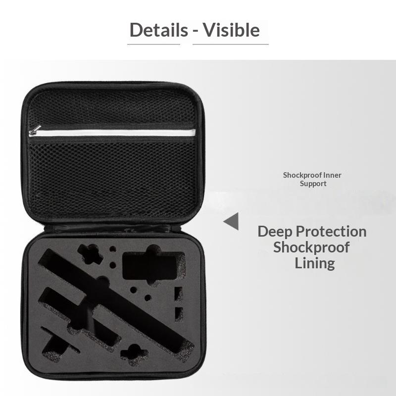 Portable Anti-drop Hard Shell Camera Bag Waterproof Dustproof Carrying Case for  Osmo Action 3 4 5 Pro Outdoor Adventure