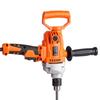 Drill Mixer, 12.7mm Corded Electric Drill Mixer Set, 0-850RPM 3.2A Mixing Drills, Mixing Drills Machine with D-Handle for Drilling & Blending,