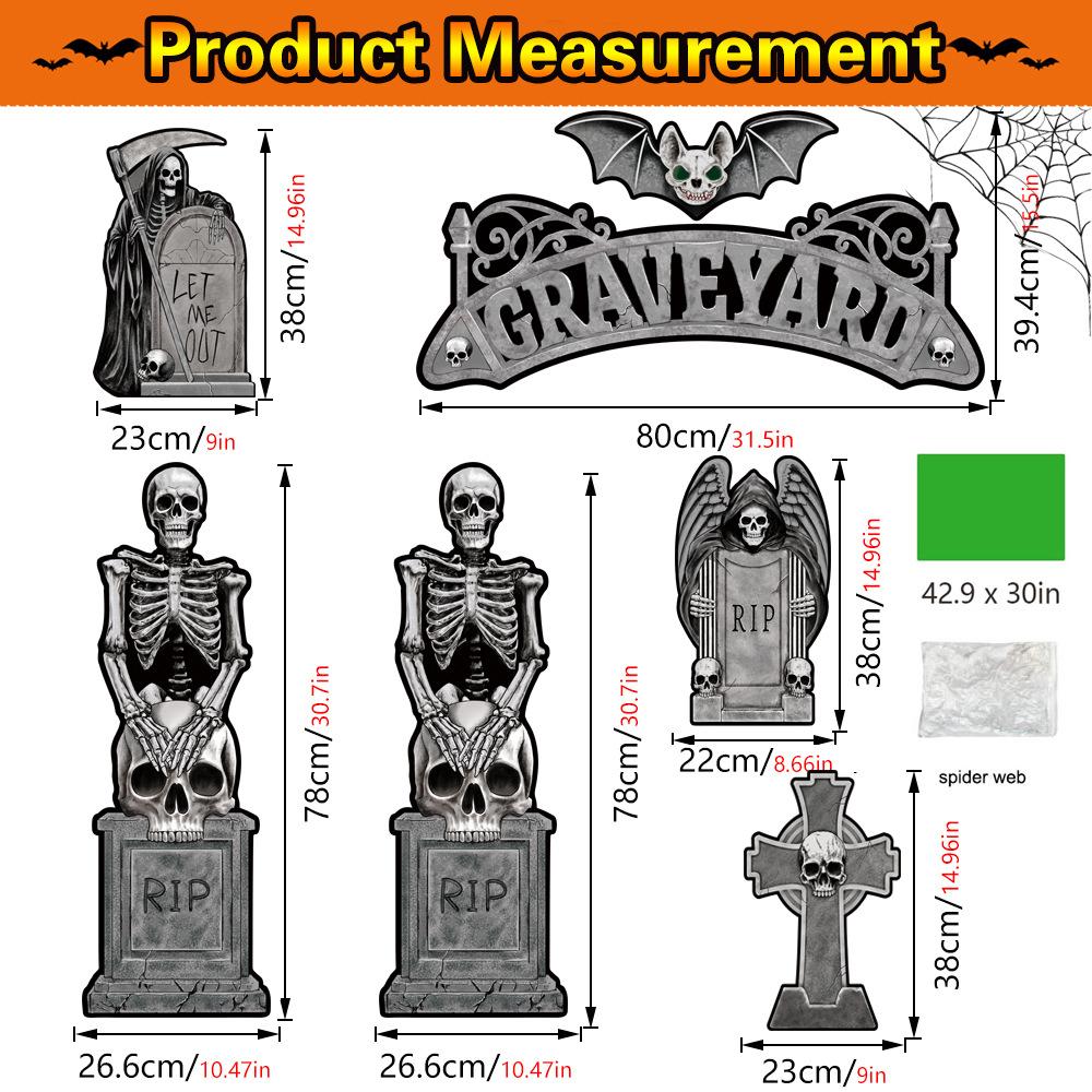 Trunk Decorations Kit Garage Door Decorations Dinosaur Decoration for Car SUV Garage Door  Entryway Archway Halloween Party