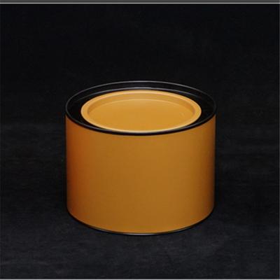 Caixas de Ferro Redondas Clássicas Tamanho Pequeno Metal Folha de Flandres Latas de Armazenamento Seladas para Chá Alta Qualidade Frascos Universais para Embalagem de Chá