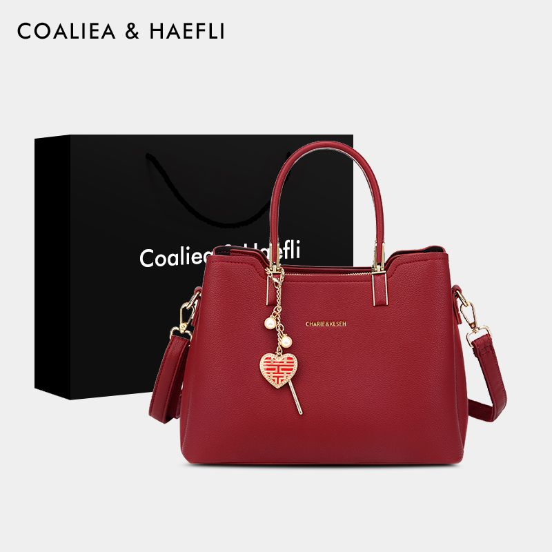 

Hong Kong Genuine Wedding Bag Mother Bag 2024 New Bridal Bag Mother-in-Law Handbag Women Bag Red Wedding Bag Wedding Bag Bag Red counter genuine goods [collection gift bag]]