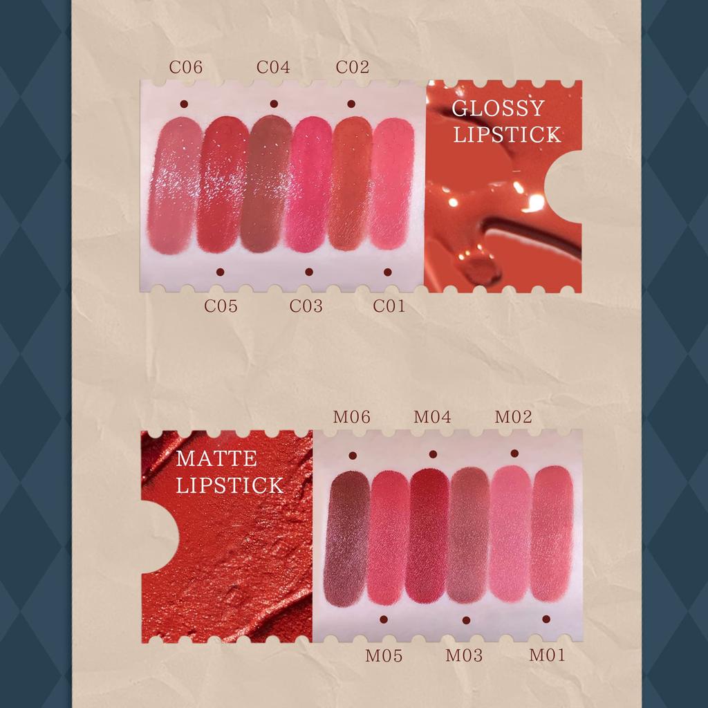 Flower Knows Circus Series Lipstick (C03 GrapeJam)