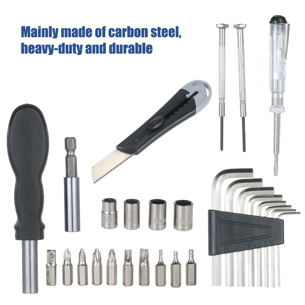 29Pcs/set Precision Hardware Tool Set Dust-proof Tire Tool Set Hand Tool Kits Outdoor