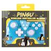 Allone Wireless Gaming x 6 x Compatible with Switch Wired or Stylish Clear Macro Rapid Fire Hold Gyro Cute Character Controller, Pingu, 15.5 10.3 cm,