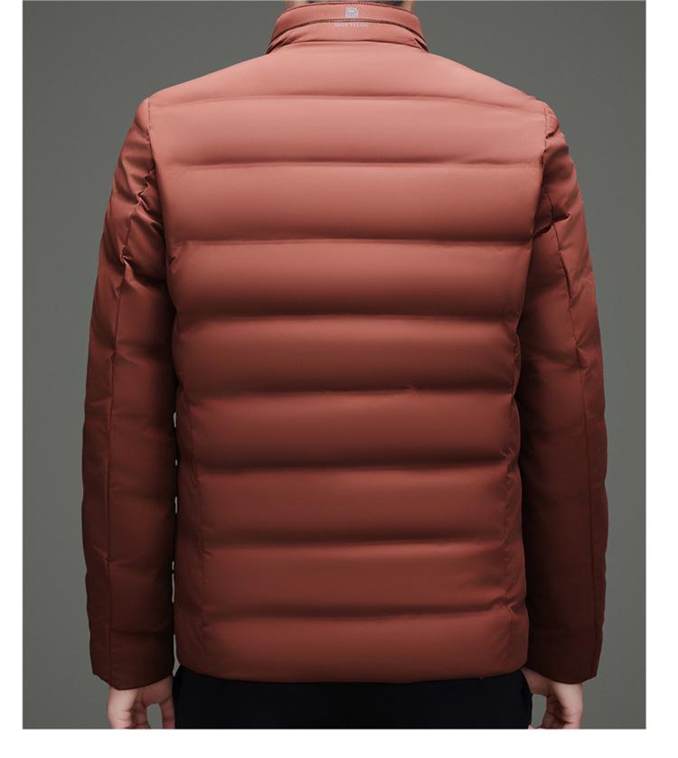 Men's Winter Business Casual Stand Collar Down Jacket - 2025 Edition, Thickened & Lightweight Fashionable Outerwear