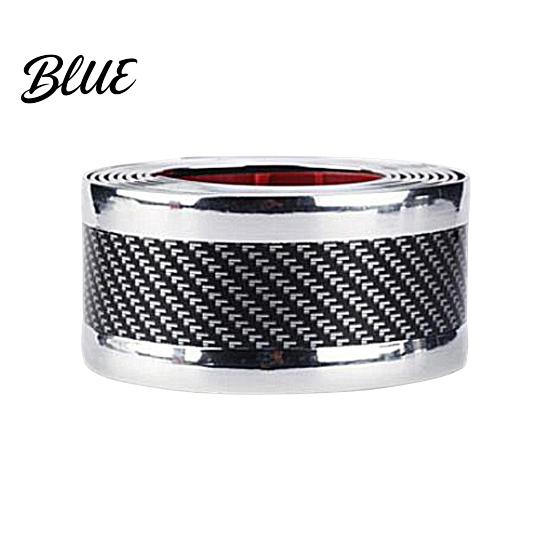 Panel Trim Sticker Wear-resistant Carbon Fiber Texture Strong Sticky Non-slip Scratch-resistant Protective Strip