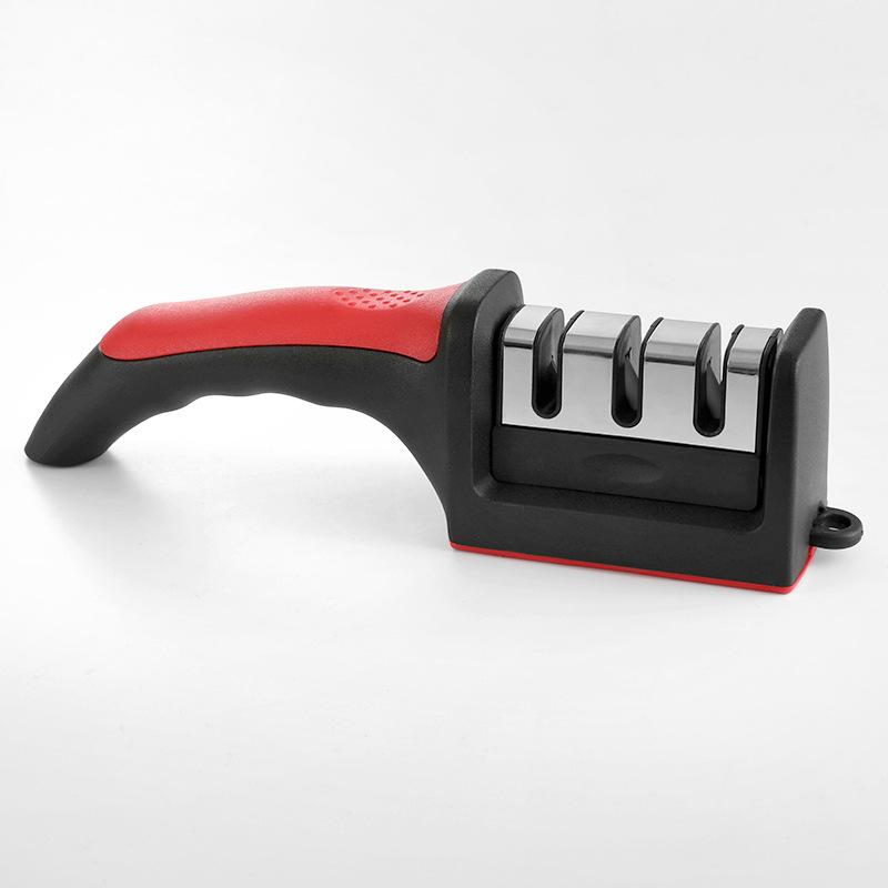 Knife Sharpener Household Multifunctional Three-stage Sharpening Stone Quick Ceramic Sharpening Tool