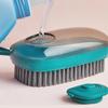 Multifunctional Portable Plastic Cleaning Brush For Clothes Shoes Hydraulic Washing Brush Hand Cleaning Kitchen Bathroom
