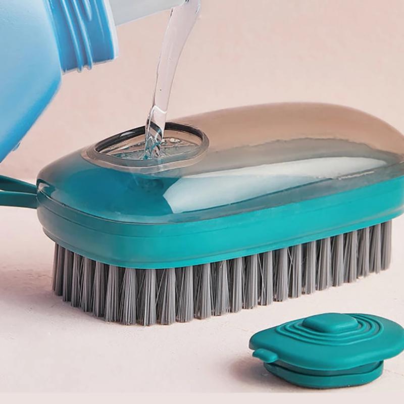 Multifunctional Portable Plastic Cleaning Brush For Clothes Shoes Hydraulic Washing Brush Hand Cleaning Kitchen Bathroom
