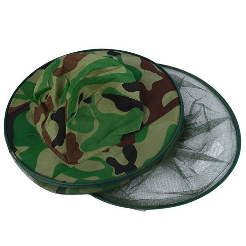 Mosquito Head Net Hat Wide Brim Anti 