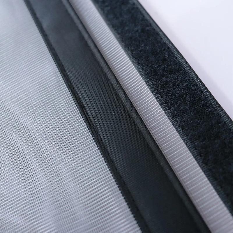 Strong Magnetic Door Mosquito Net Screen Mesh Custom Size Black,White,Gray Curtain Fly Insect Auto Closing Invisible for Outdoor