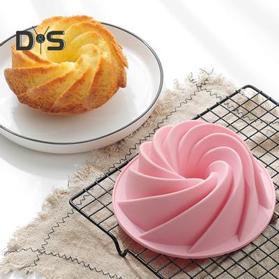 Super Wind-Form, antihaftbeschichtet, leicht zu lösen, 15,2 cm große Silikon-Kuchenform für die Küche
