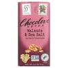 Chocolove Walnut & Sea Salt Dark Chocolate, 55% Cocoa, 90g (3.2oz)