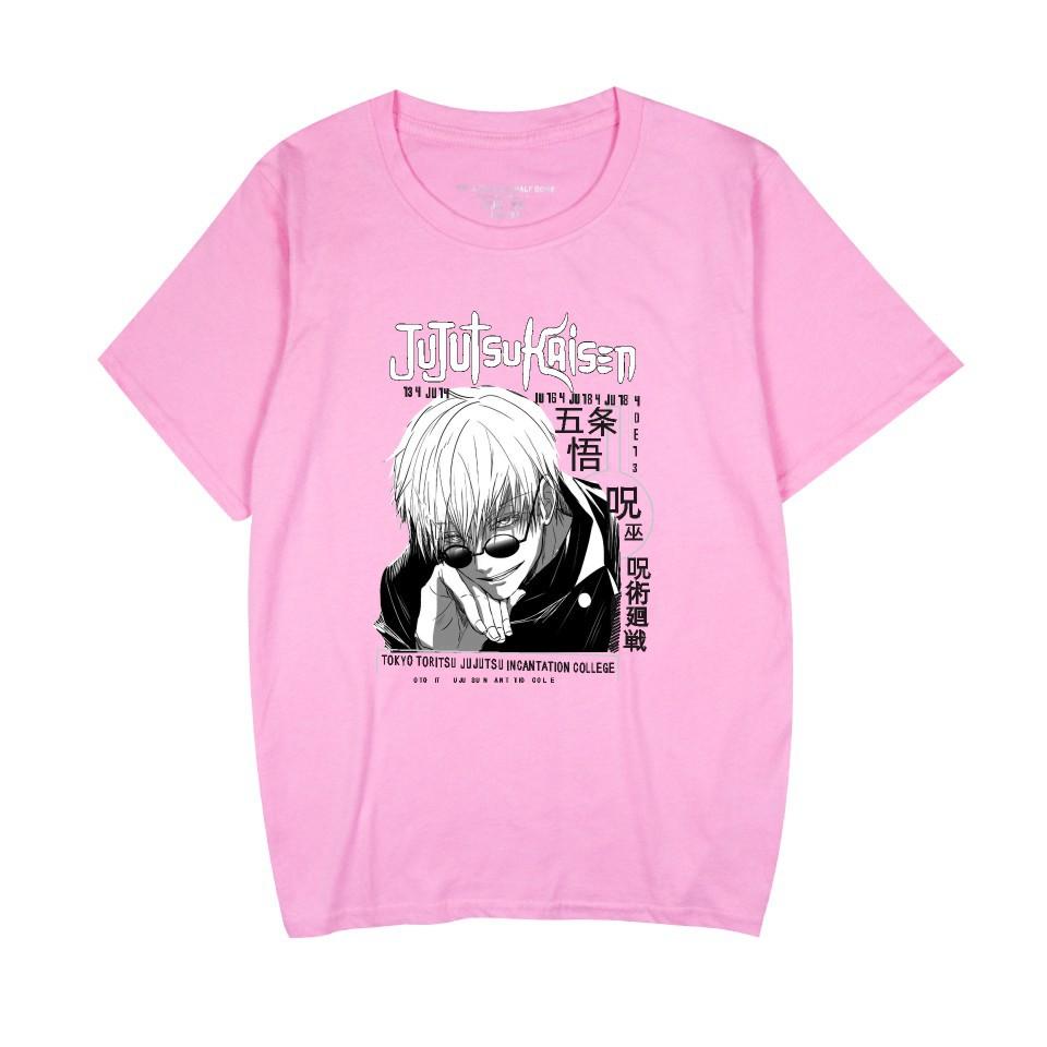 Jujutsu Kaisen Cartoon Tshirt Hip Hop Men Women Anime Print Top Tees Tshirts Fashion Summer T-shirt