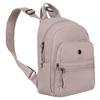 Single-compartment Women's Backpack Made of Polyester In Lilac Color - Peterson
