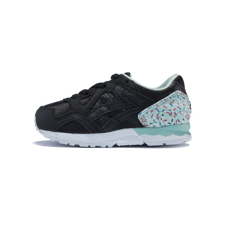 Asics Gel-Lyte 5 Durable Low-Top Walking Shoes Baby Shoes Black Green C7A7Y-9090