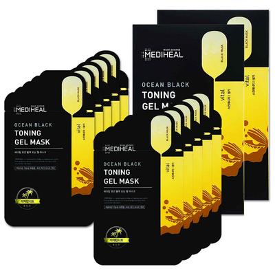 Ocean Black Toning Gel Mask, 10 Packs, 1 Pack