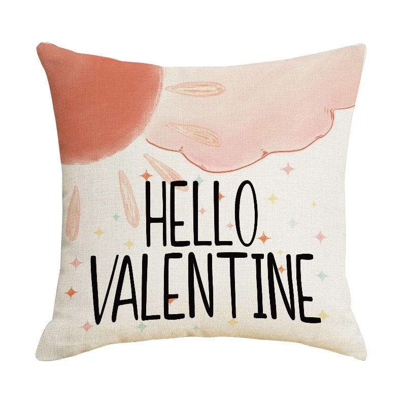 

Новая розовая наволочка с принтом «Любовь», наволочка в виде сердца для девочки, домашнее украшение, атмосфера, подушка, диванная подушка 45 * 45Cm