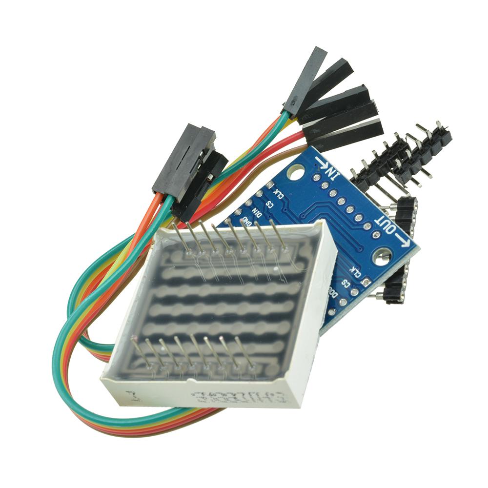 Buy MAX7219 MAX7219EWG 8 X 8 Dot Matrix Module Common Cathode MCU ...