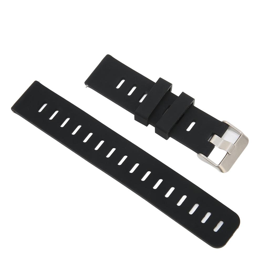 20mm Soft Silicone Watch Band Strap Wristband Replacement with Flat Head Air Holes for Amazfit GTS 3