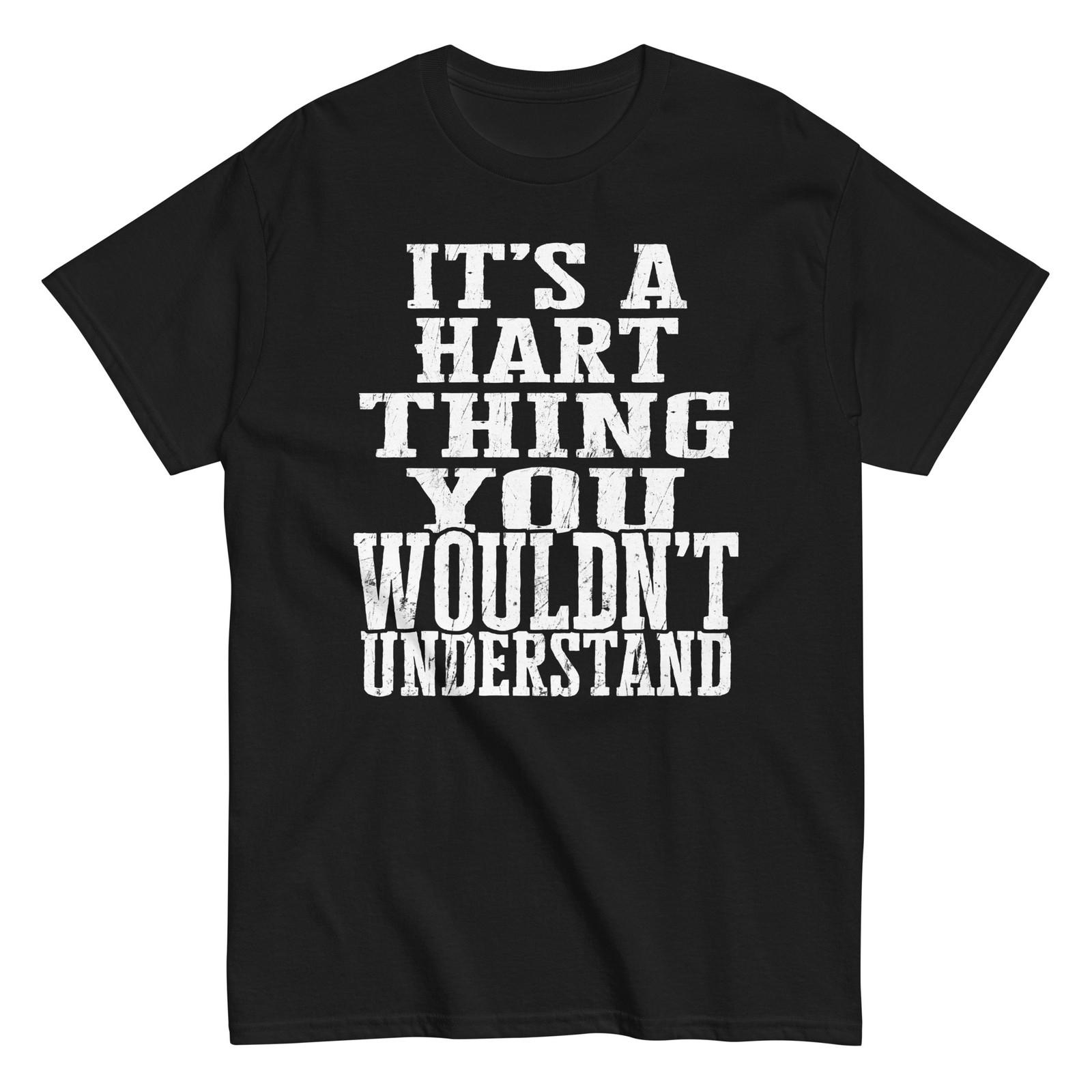 Its a Hart Thing Family Reunion First Last Squad Name T Shirt S разноцветный