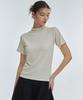 MANAVIS7 Mock Turtleneck Short Sleeve T-Shirt [Ivory]