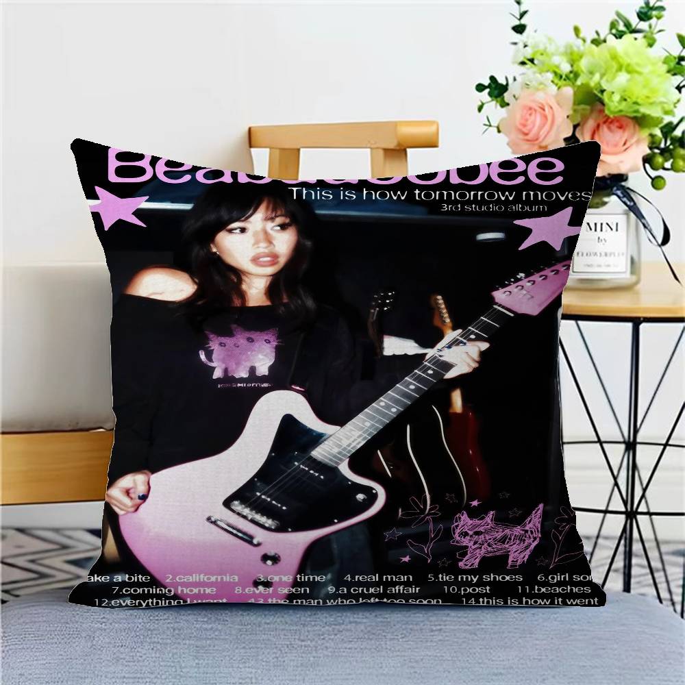 Singer Beabadoobee 45*45Cm Cushion Cover Pillow Cover Decor Pillowcase Home Pillowcase For Couch Pillow