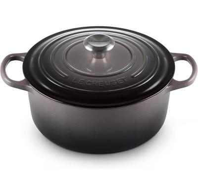 Cast Iron Roaster Le Creuset Signature Round 26 Cm Flint 5.3 L (21177264442430)