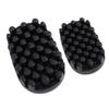 2pcs Rubber Curling Hair Brush Large and Small Size Washable Twist Curl Comb Hair Styling Tool