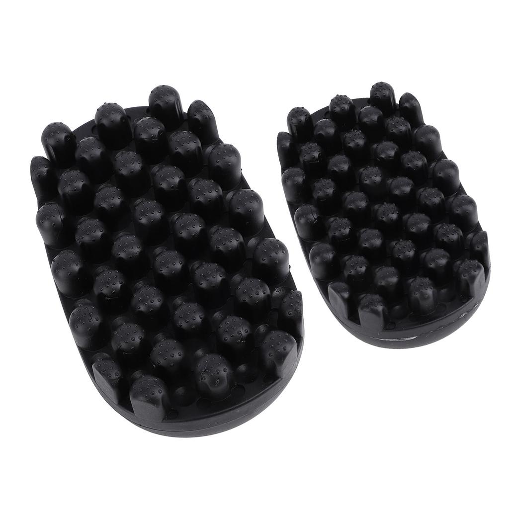 2pcs Rubber Curling Hair Brush Large and Small Size Washable Twist Curl Comb Hair Styling Tool