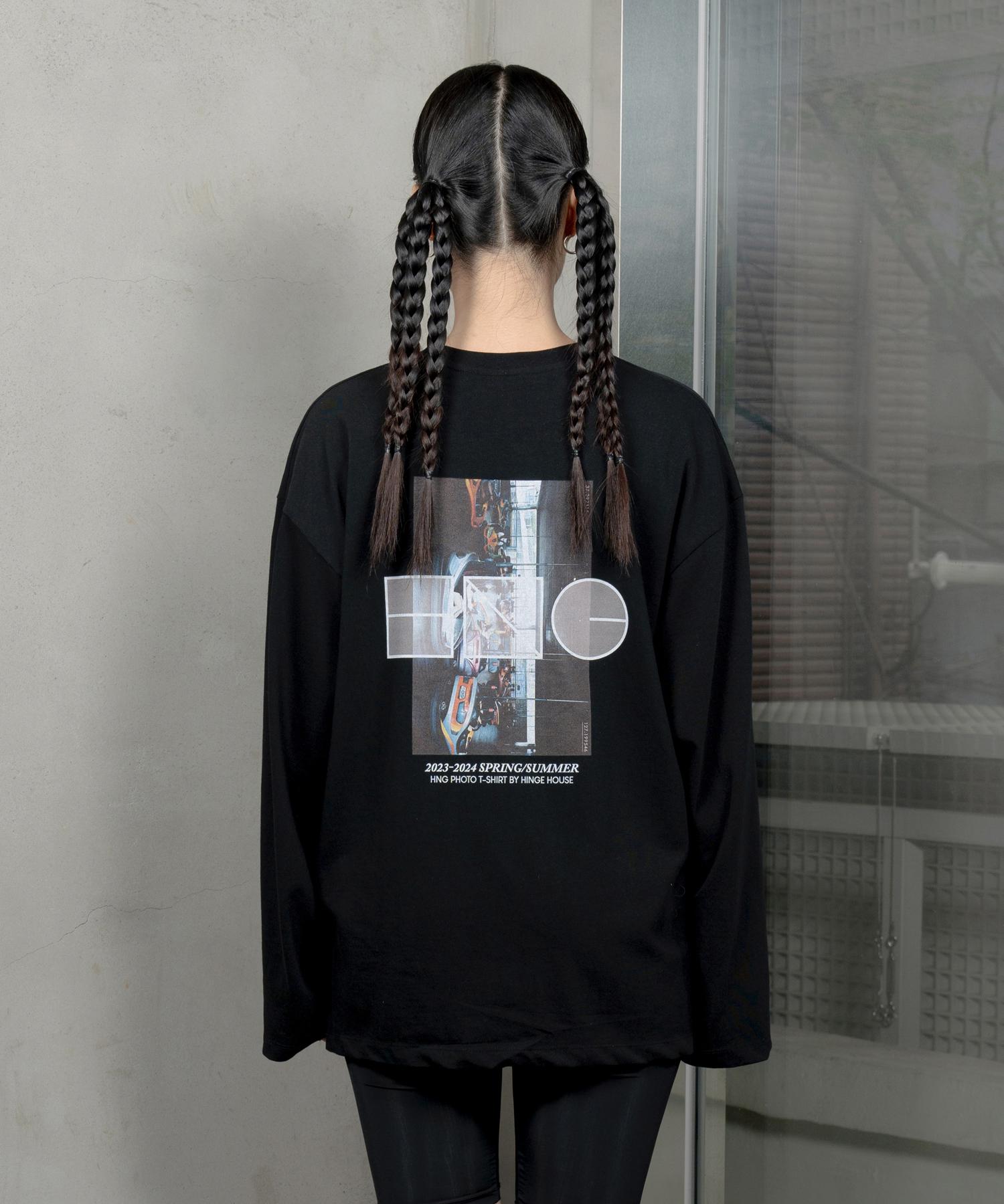 Hinge Hng Photo T-Shirt / Black 2