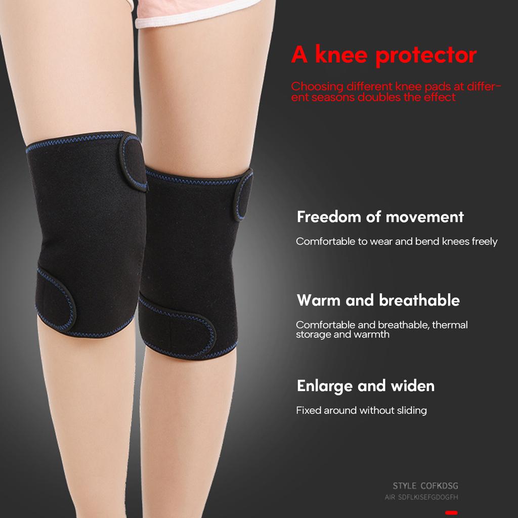 1 Pair Self-Heating Knee Support Warm Knee Pads for Heat Therapy Men Women Knee Support Knee Pads for Joint Pain Relief