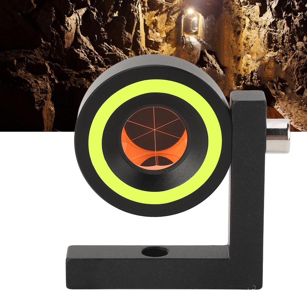 L Bar Mini Prism Optical Glass 90 Degree Mini Prism Fluorescent Sticker Aluminum Alloy Anti Abrasive Drop Proof for Railroads