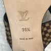 Louis Vuitton Sandały z paskiem na pięcie 35.5 22.5-23.0 Brązowe(UŻYWANY)
