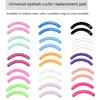 Colored Eyelashes Curler Replace Rubber 30Pcs/Box Black White Blue Elastic Eyelash Curler Replacement Rubber Strips Accessories