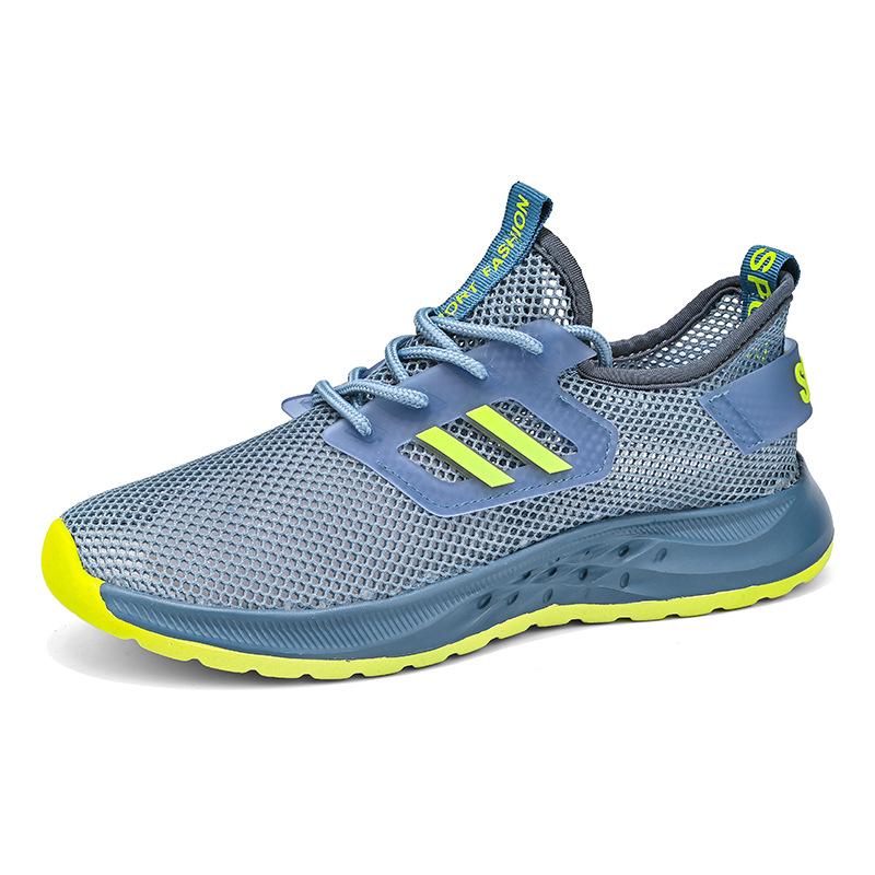 

Ultra-light extra large size men s shoes summer breathable fly-woven mesh shoes large mesh hollow youth soft-soled sports shoes 39
