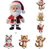 Xmas DIY Shaking Head Desktop Diamond Art Kits Single Side Drill Diamond Painting Desktop Ornaments Kit Bedroom Table Decoration