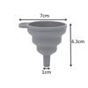 Food Grade Silicone Funnel Mini Silicone Folding Funnel Practical Kitchen Liquid Dispensing Mini Funnel Portable Kitchen Tools